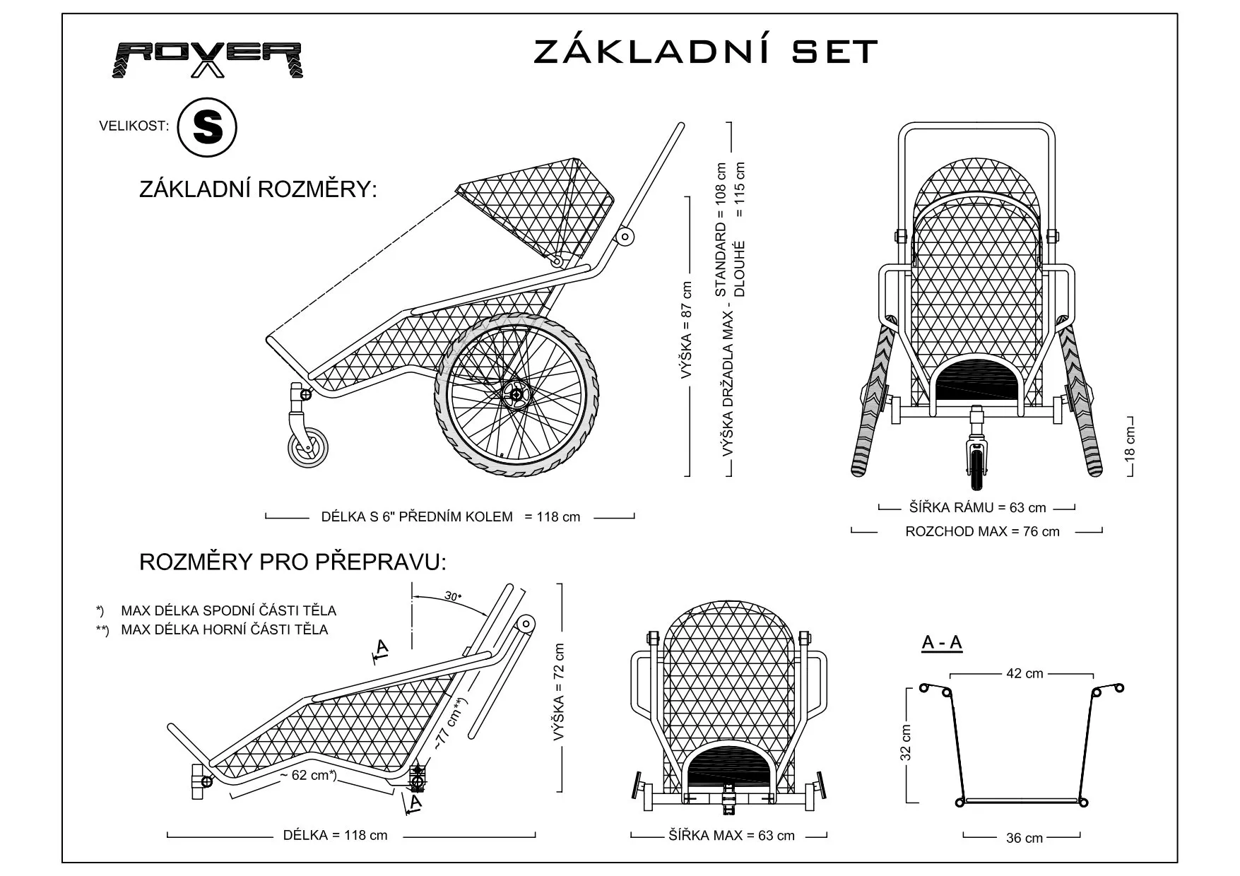 Technical drawing — All-in-One S Basic